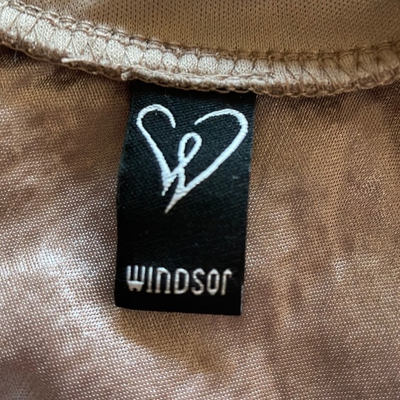 Windsor taupe lace dress.  S - Picture 6 of 7